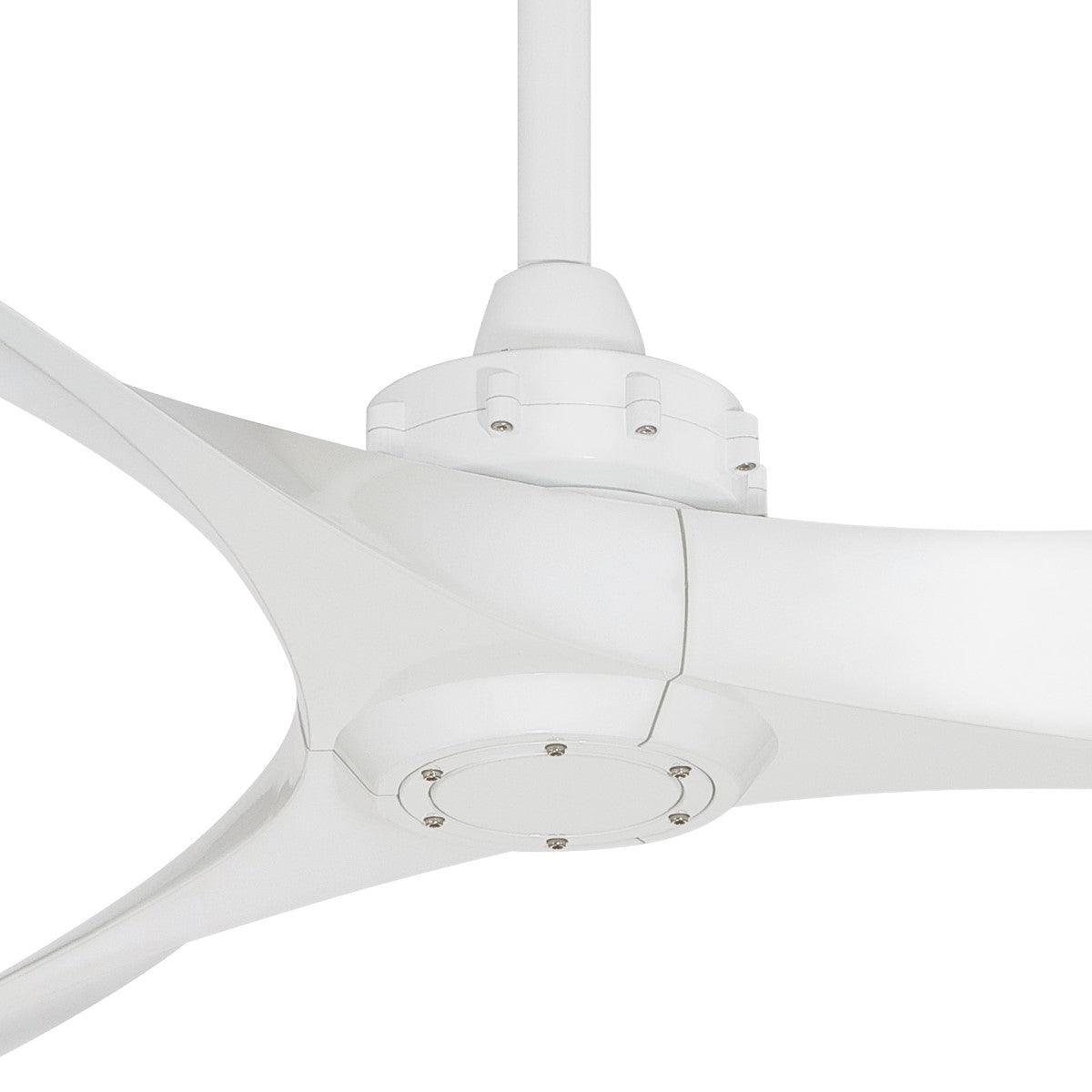 Aviation 60" White Indoor Ceiling Fan with Remote - Bees Lighting