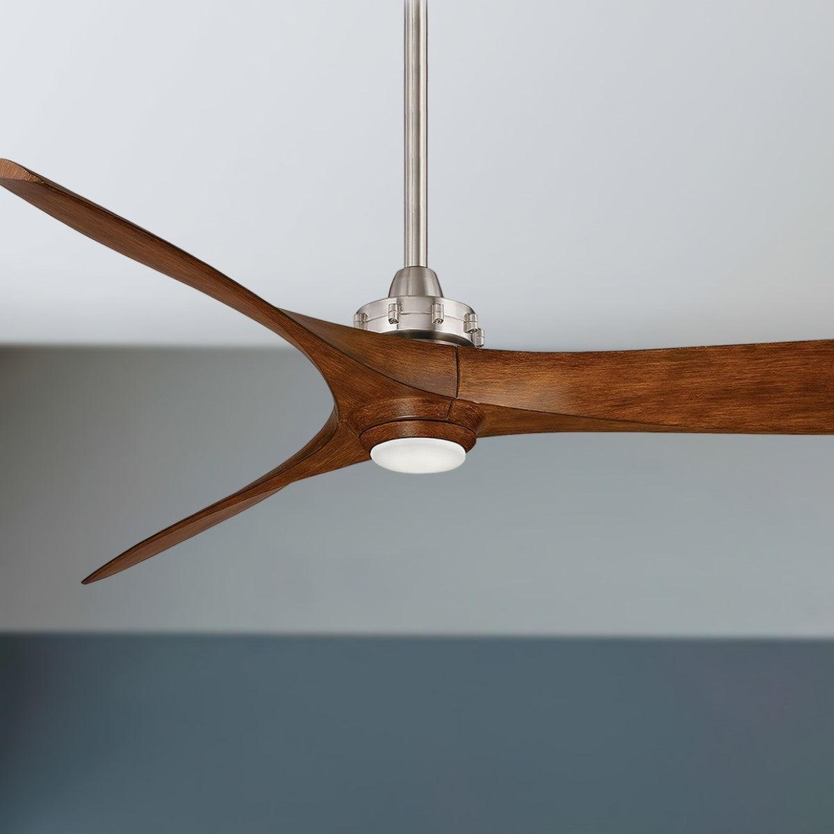 Aviation 60 Inch Modern Propeller Ceiling Fan With Light And Remote - Bees Lighting