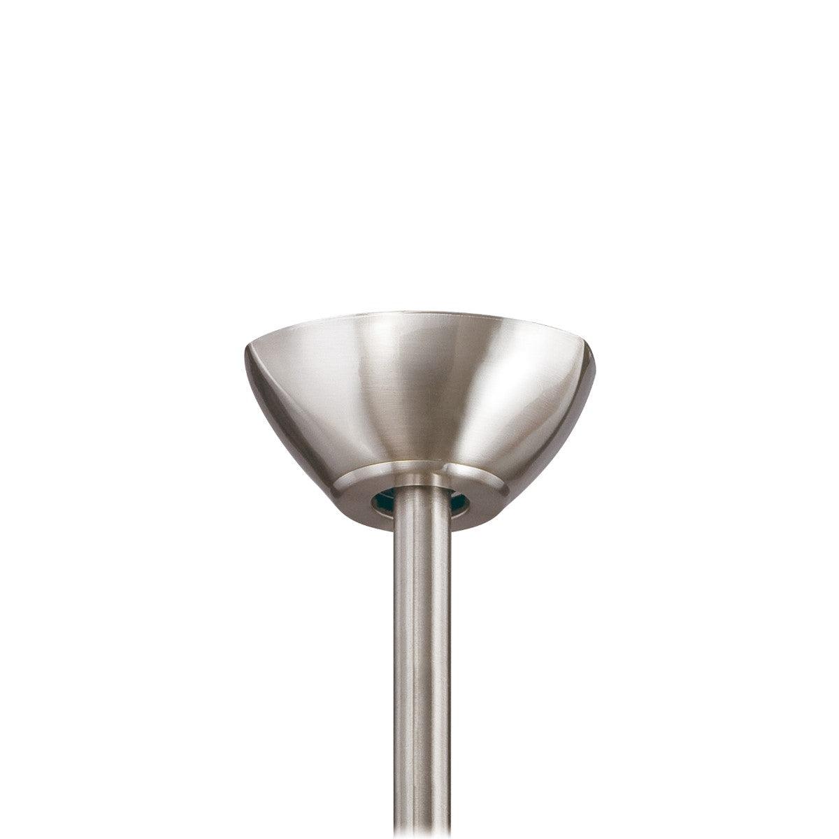 Aviation 60" Brushed Nickel and Distressed Koa Ceiling Fan with Light and Remote - Bees Lighting