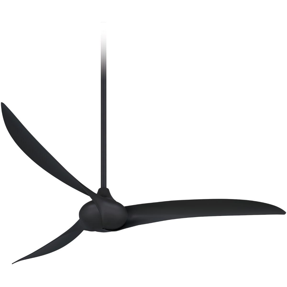 Wave 65" Coal Indoor Ceiling Fan with Remote - Bees Lighting