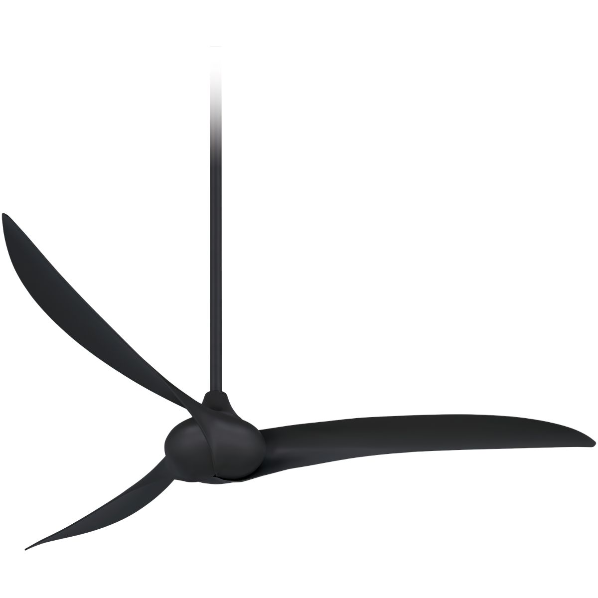 Wave 65" Black Coal Indoor Ceiling Fan with Remote - Bees Lighting