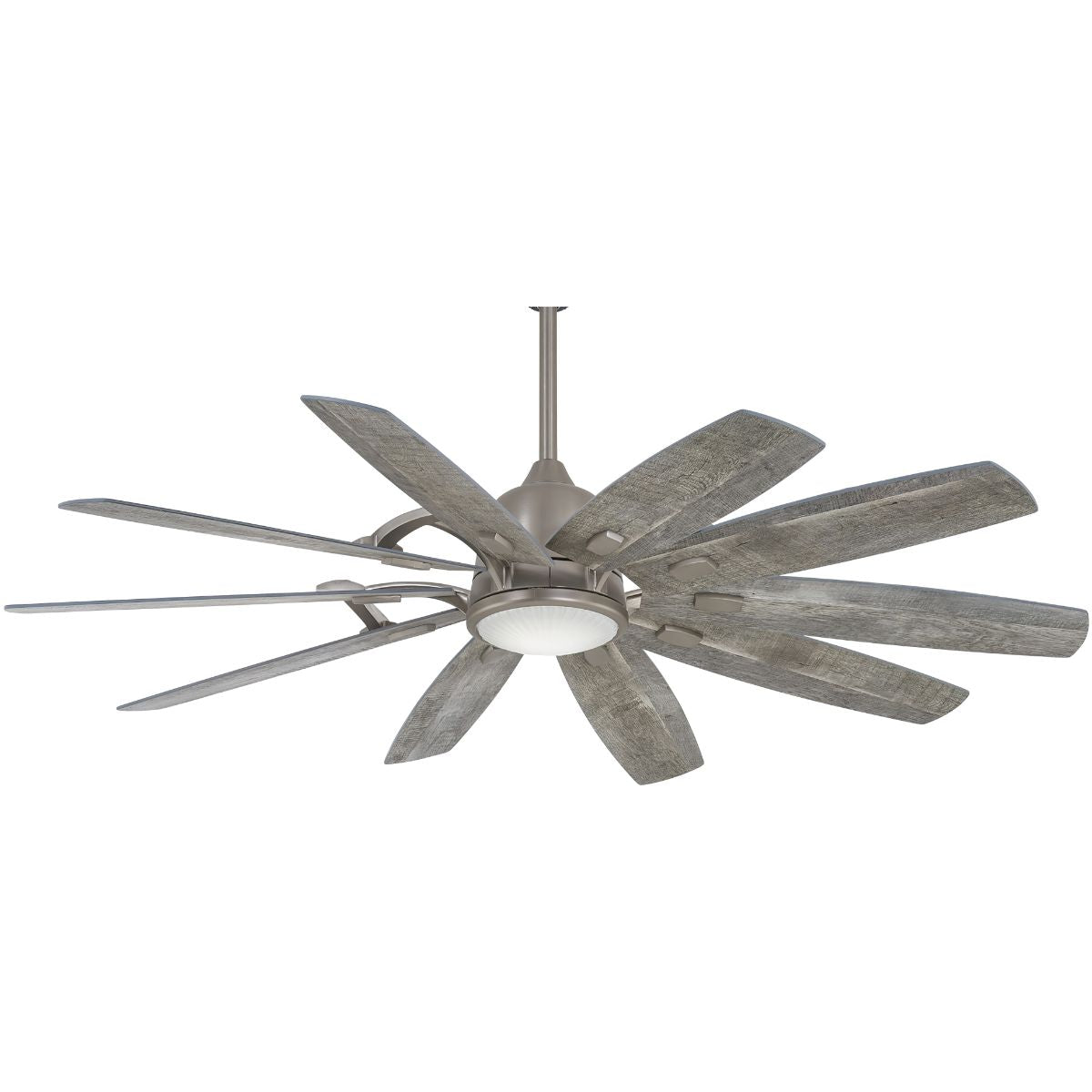 Barn LED 65" Smart Ceiling Fan with Remote, Burnished Nickel - Bees Lighting