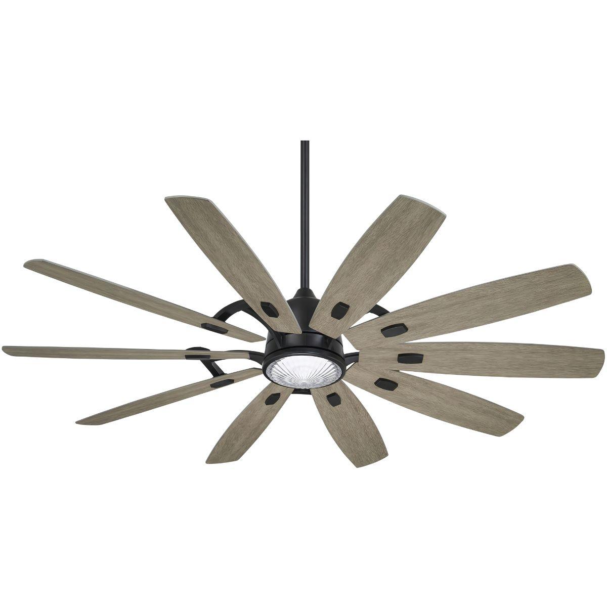 Barn LED 65" Smart Ceiling Fan with Remote, Coal - Bees Lighting