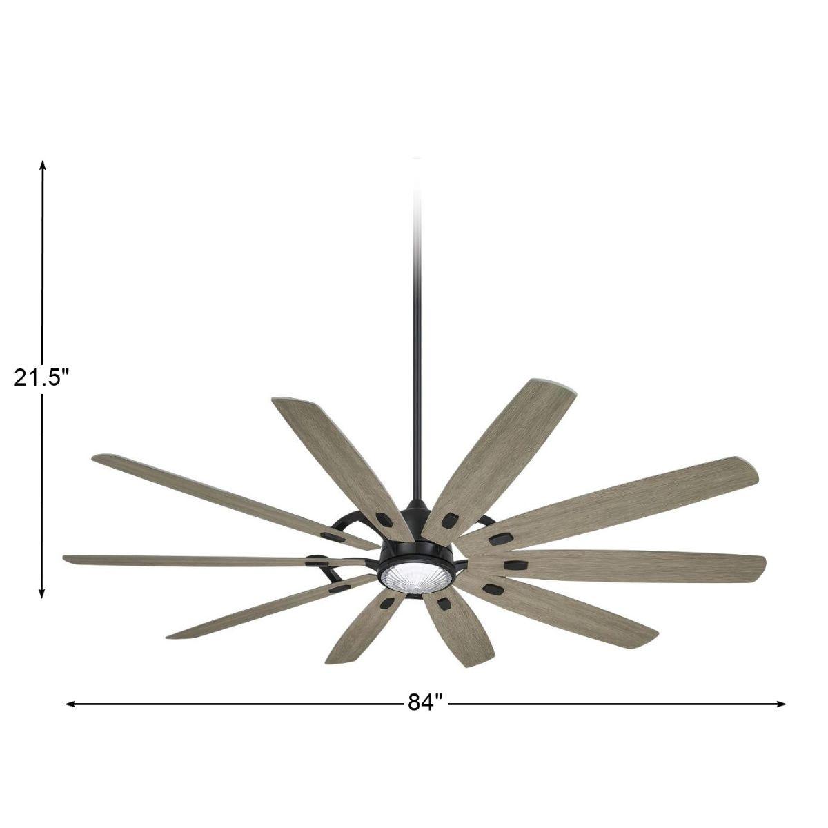 Barn H20 84 Inch Farmhouse Windmill Outdoor Smart Ceiling Fan With Light And Remote - Bees Lighting