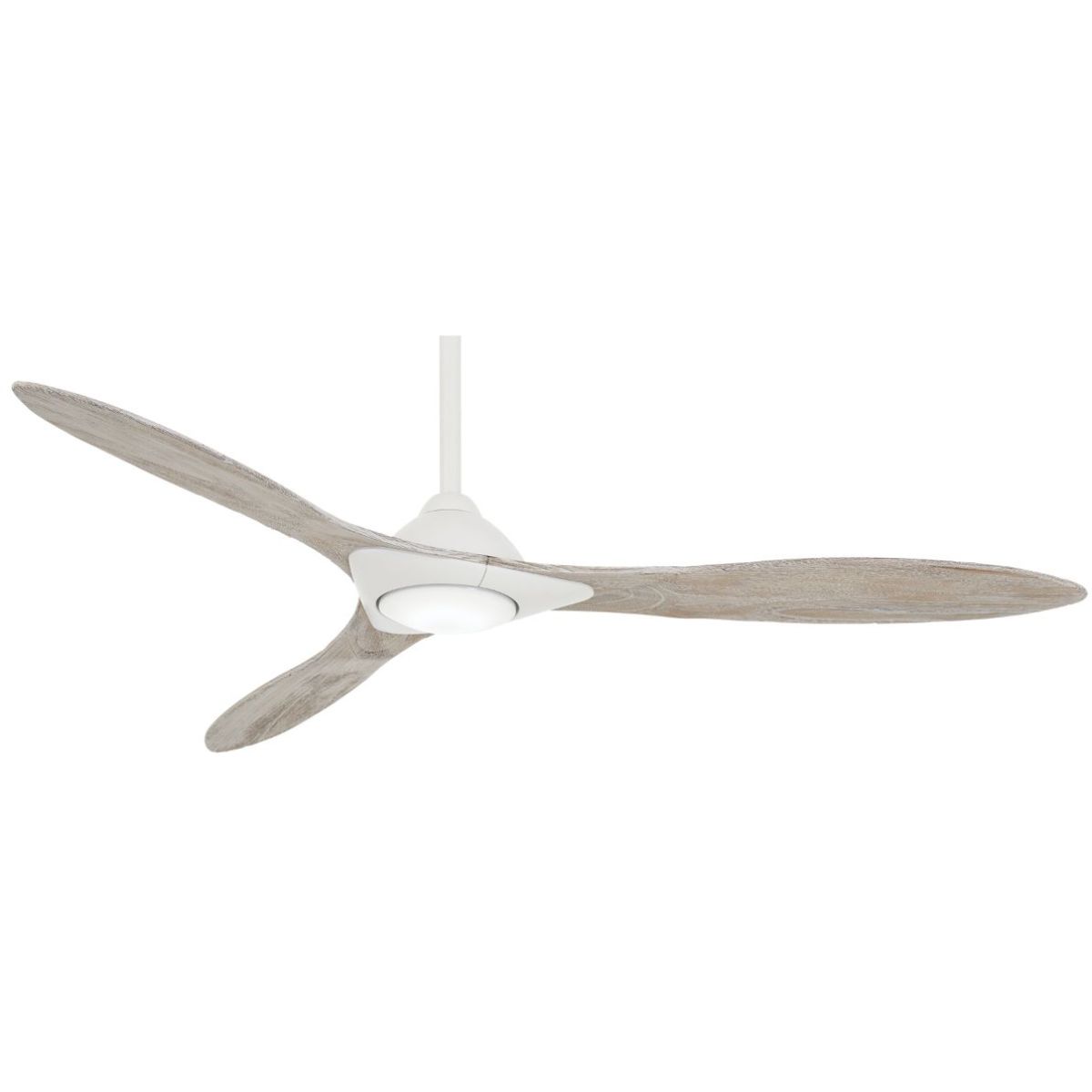 Sleek LED 60" Smart Ceiling Fan with Remote, Flat White - Bees Lighting