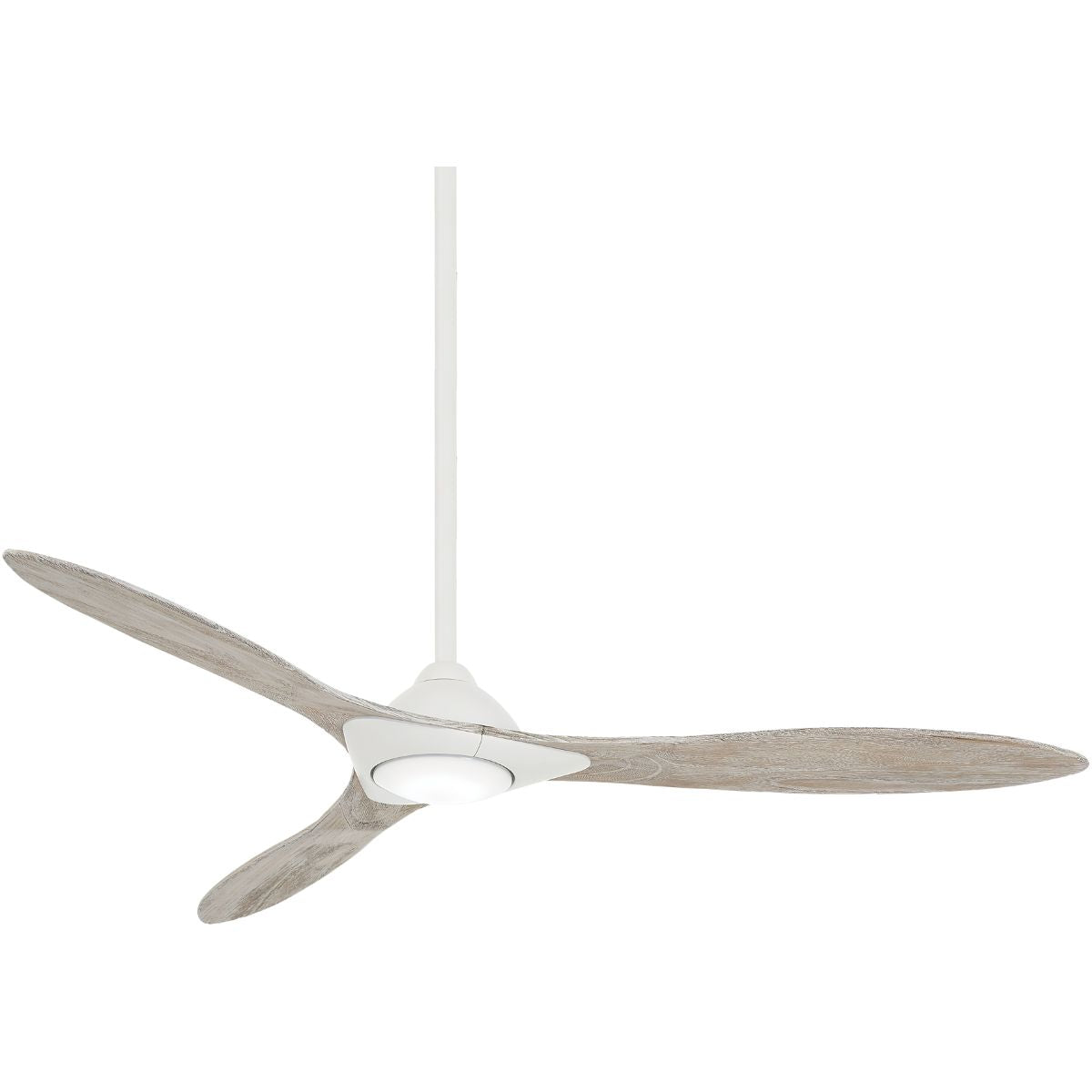 Sleek LED 60" Smart Ceiling Fan with Remote, Flat White - Bees Lighting