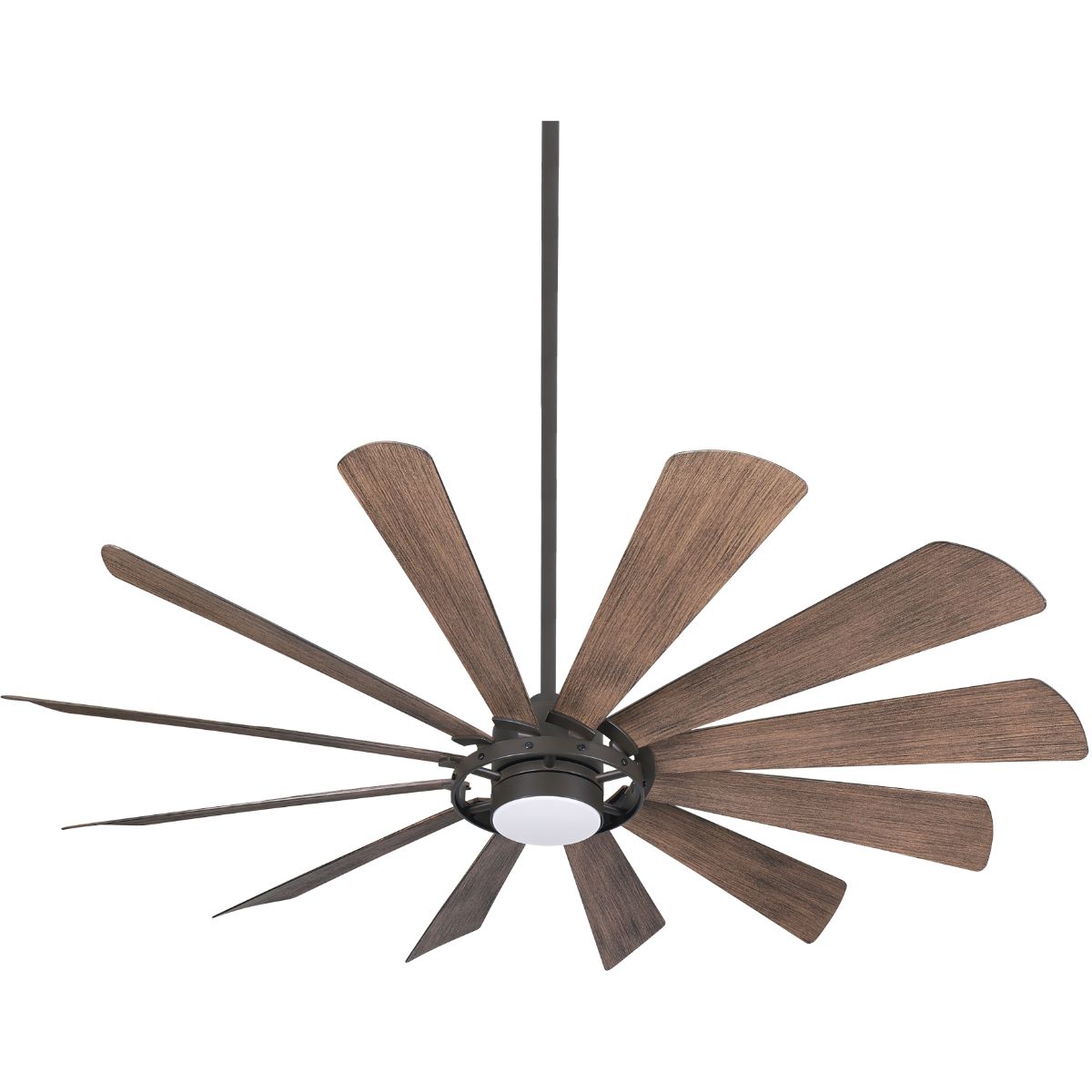 Windmolen LED 65" Wet Rated Smart Ceiling Fan, Oil Rubbed Bronze - Bees Lighting