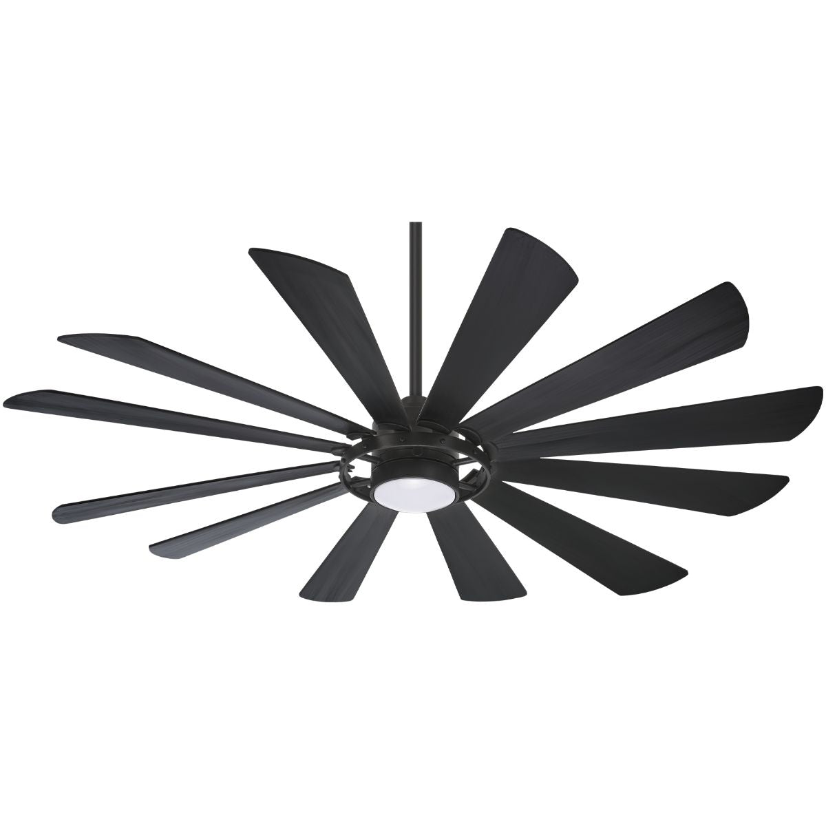Windmolen LED 65" Wet Rated Smart Ceiling Fan, Textured Coal - Bees Lighting