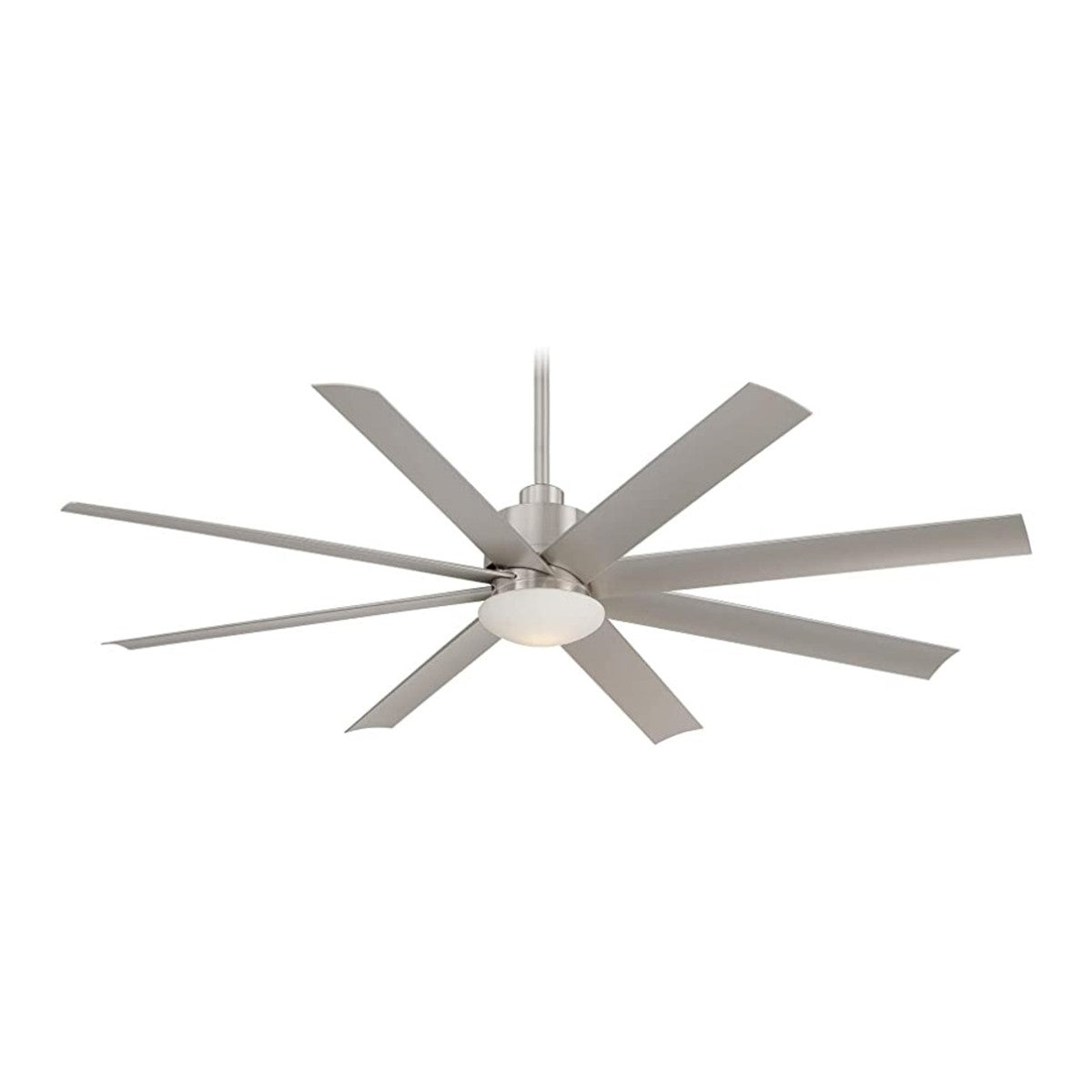 Slipstream LED 65" Large Outdoor Ceiling Fan, Brushed Nickel - Bees Lighting
