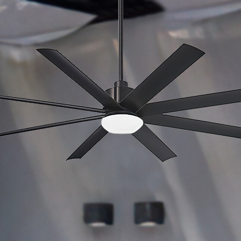 Slipstream LED 65" Large Outdoor Ceiling Fan, Black Coal - Bees Lighting
