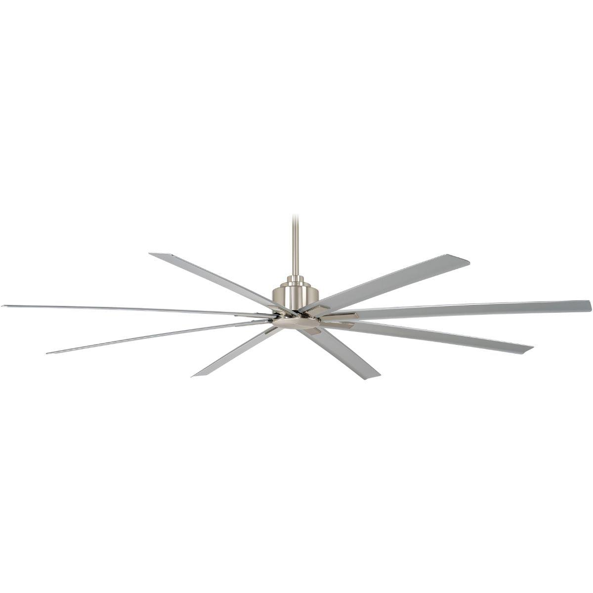 Xtreme H2O 84" Large Windmill Outdoor Ceiling Fan with Remote, Brushed Nickel - Bees Lighting