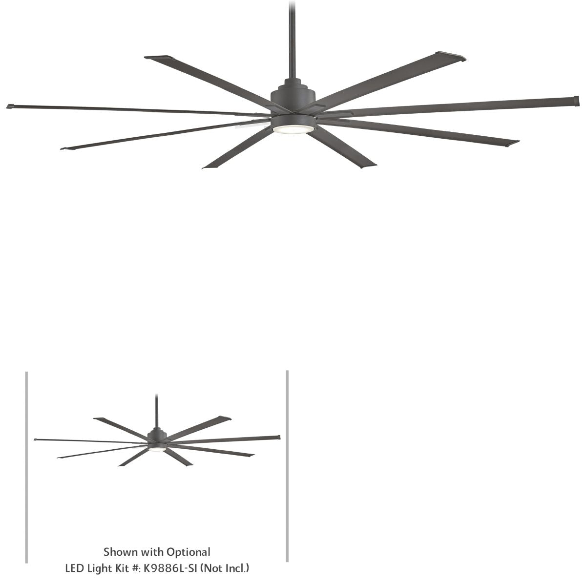 Xtreme H2O 84 Inch Windmill Outdoor Ceiling Fan With Remote