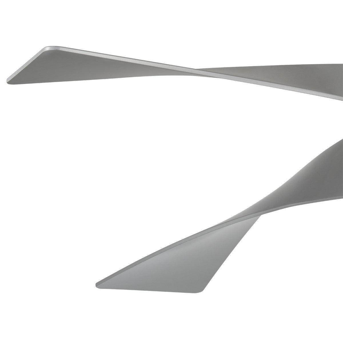Artemis IV LED 64'' Nickel and Silver Ceiling Fan with Remote - Bees Lighting