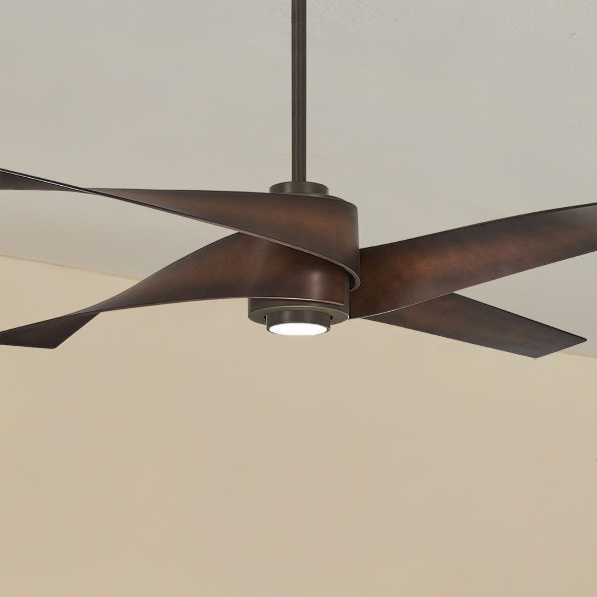 Artemis IV LED 64'' Bronze and Tobacco Ceiling Fan with Remote