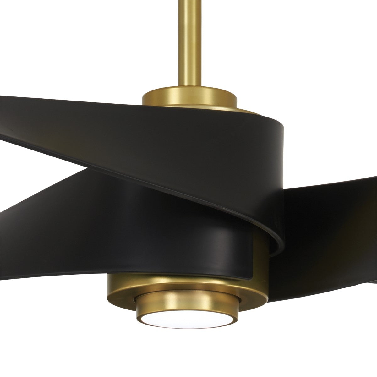 Artemis IV LED 64'' Brass and Black Ceiling Fan with Remote - Bees Lighting