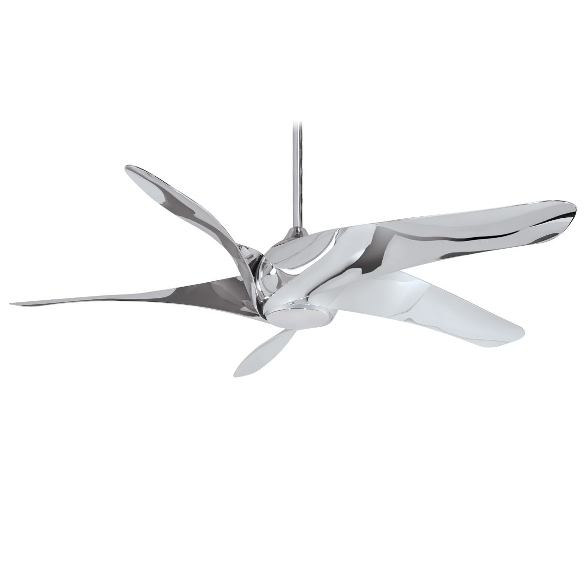 Artemis XL5 LED 62" Ceiling Fan with Remote, Liquid Nickel - Bees Lighting