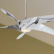 Artemis XL5 LED 62" Ceiling Fan with Remote, Liquid Nickel - Bees Lighting