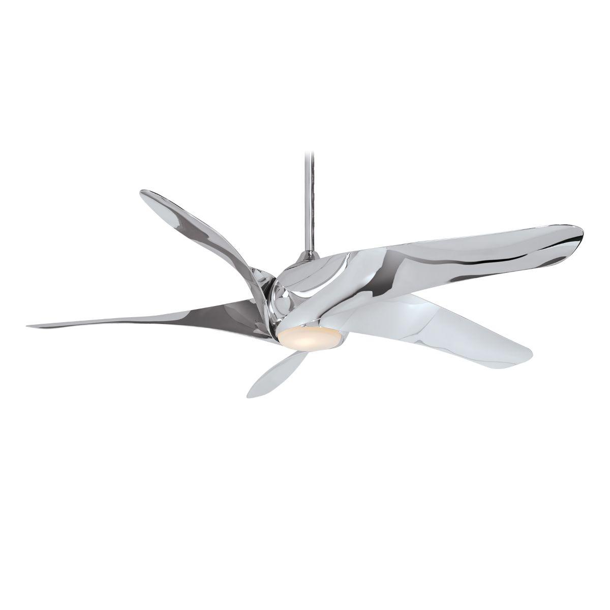 Artemis XL5 62 Inch Contemporary Propeller Ceiling Fan With Light And Remote - Bees Lighting