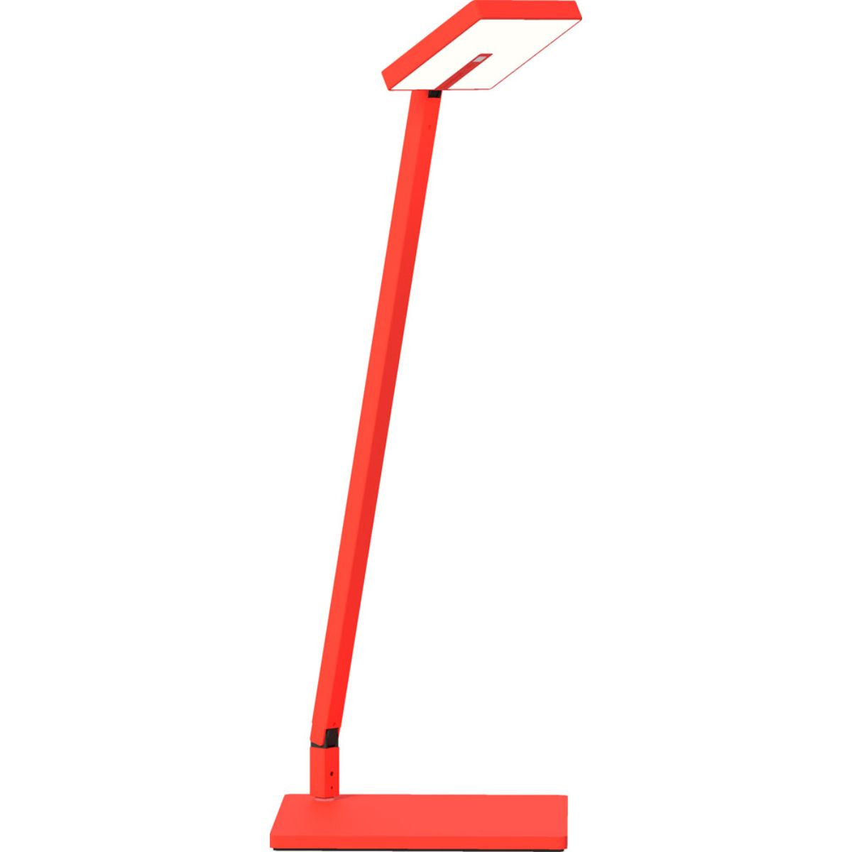 Focaccia Solo Matte Fire Red Contemporary LED Desk Lamp with USB Port and Occupancy Sensor - Bees Lighting