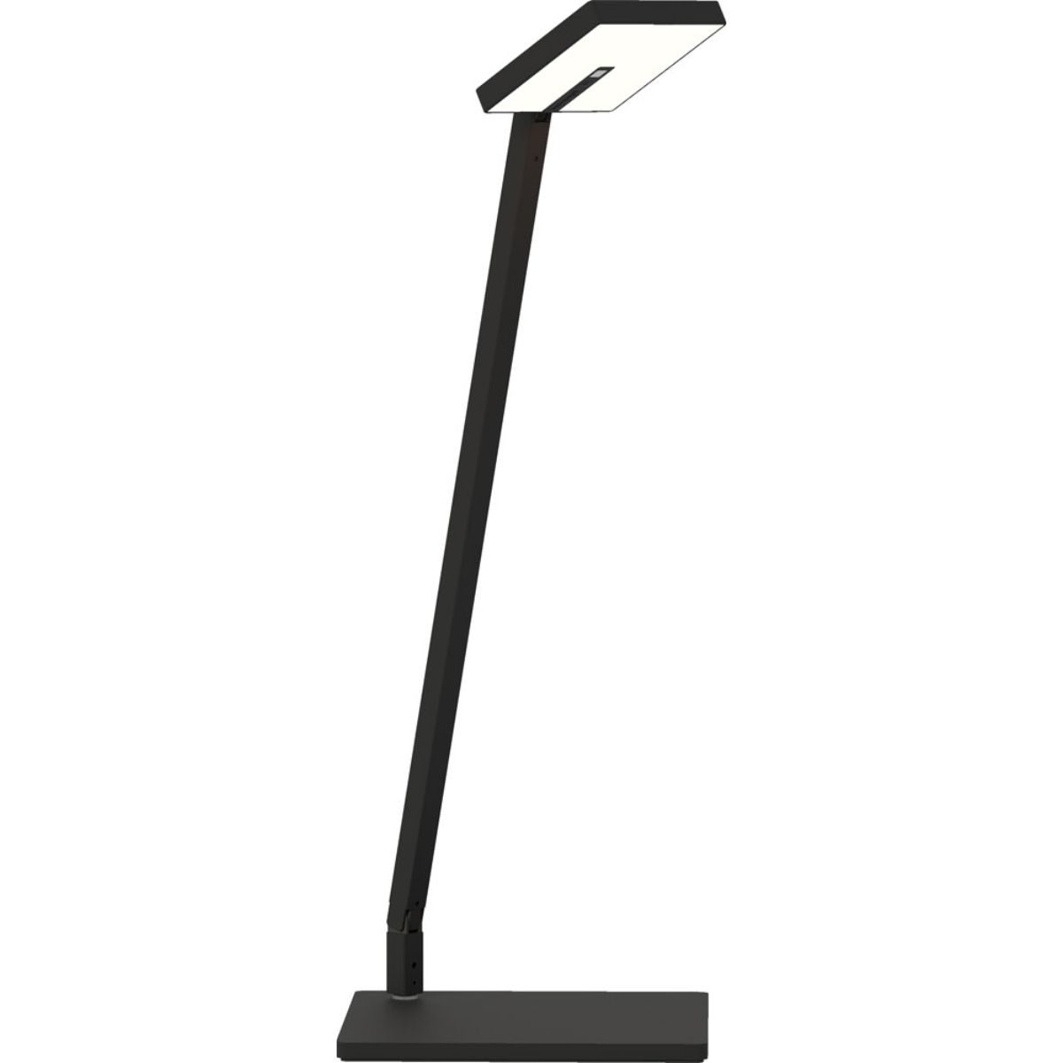 Focaccia Solo Matte Black Contemporary LED Desk Lamp with USB Port and Occupancy Sensor - Bees Lighting
