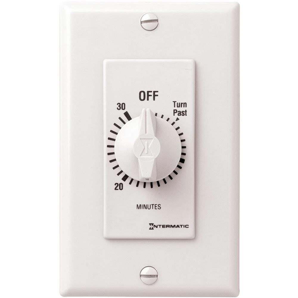 20 Amp 30-Minutes In-Wall Spring Wound Timer Switch