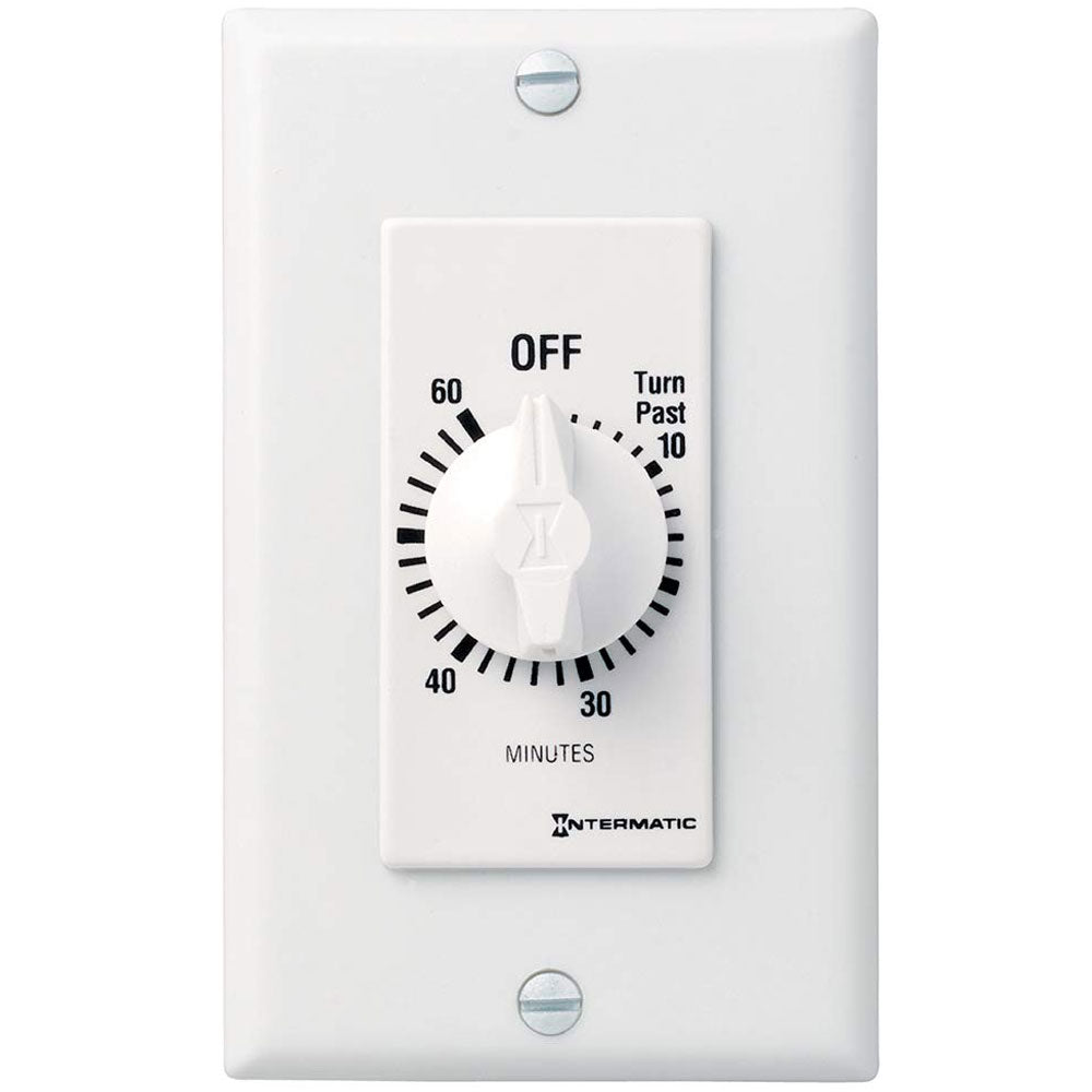20 Amp 60-Minutes In-Wall Spring Wound Timer Switch