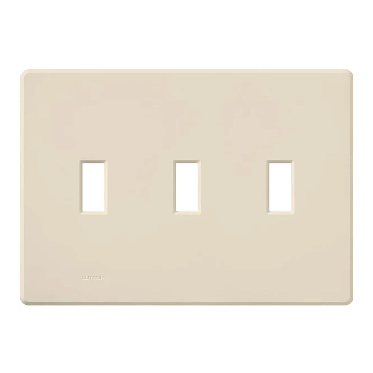 Lutron Fassada Traditional Toggle 3-Gang Wallplate - Bees Lighting