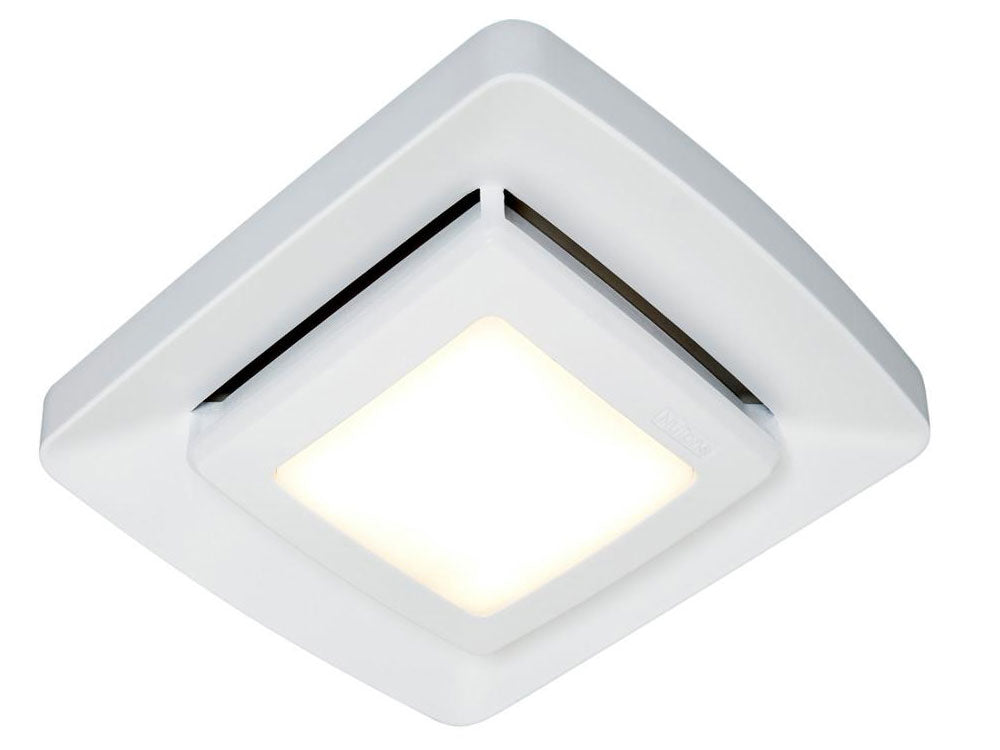 NuTone Easy Install Bathroom Exhaust Fan Grille Cover With LED Light - Bees Lighting
