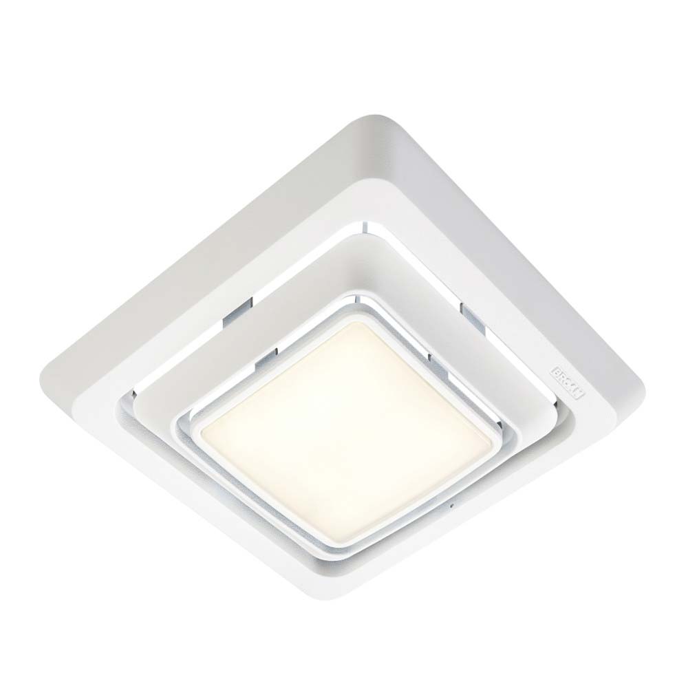 NuTone Easy Install Bathroom Exhaust Fan Grille Cover With LED Light - Bees Lighting