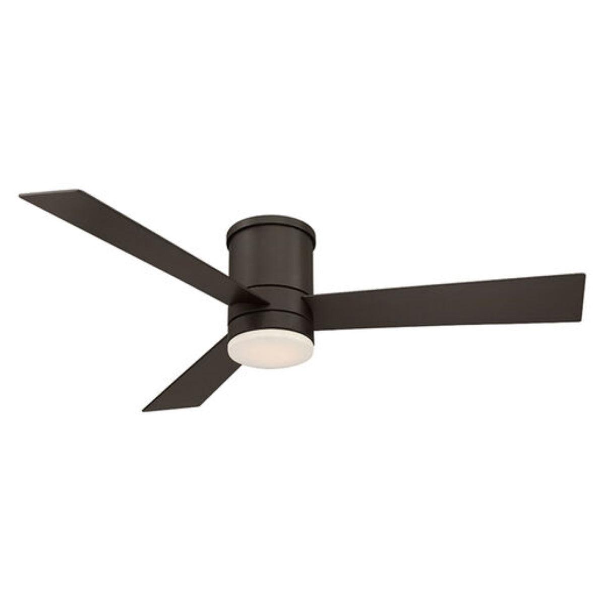 Axis Flush 52 Inch Low Profile Outdoor Smart Ceiling Fan With 2700K LED And Remote - Bees Lighting
