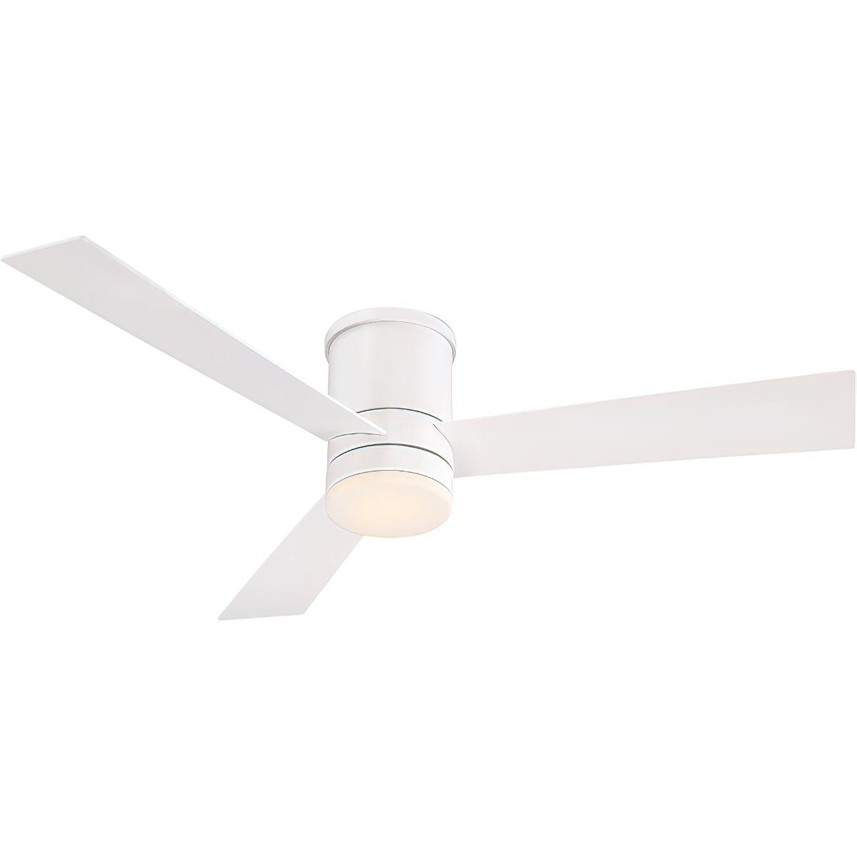 Axis Flush 52 Inch Low Profile Outdoor Smart Ceiling Fan With 2700K LED And Remote