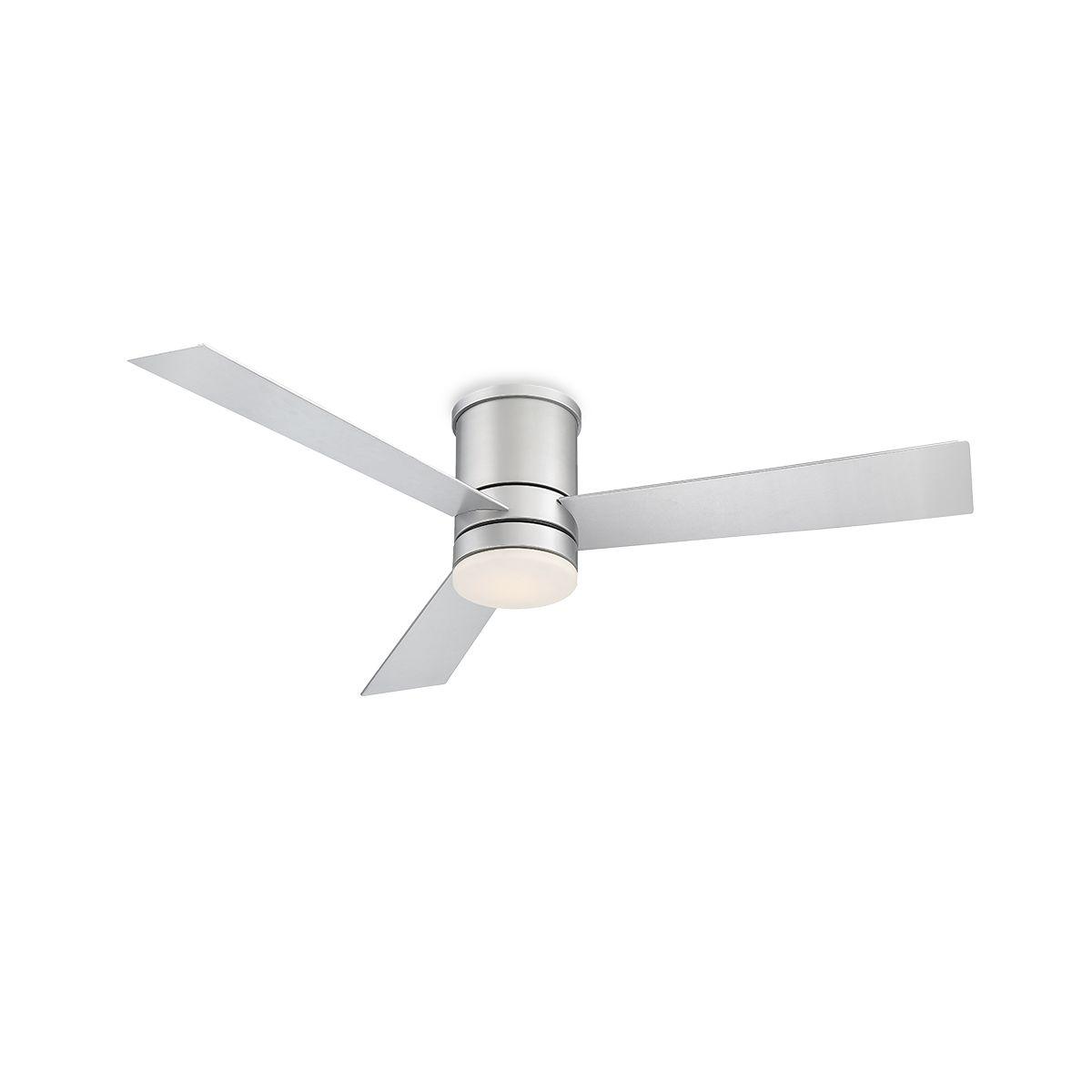 Axis Flush 52 Inch Low Profile Outdoor Smart Ceiling Fan With 2700K LED And Remote - Bees Lighting
