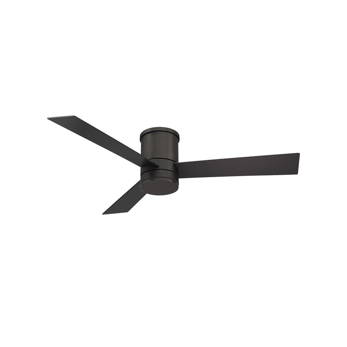 Axis Flush 52 Inch Low Profile Outdoor Smart Ceiling Fan With 3500K LED And Remote - Bees Lighting