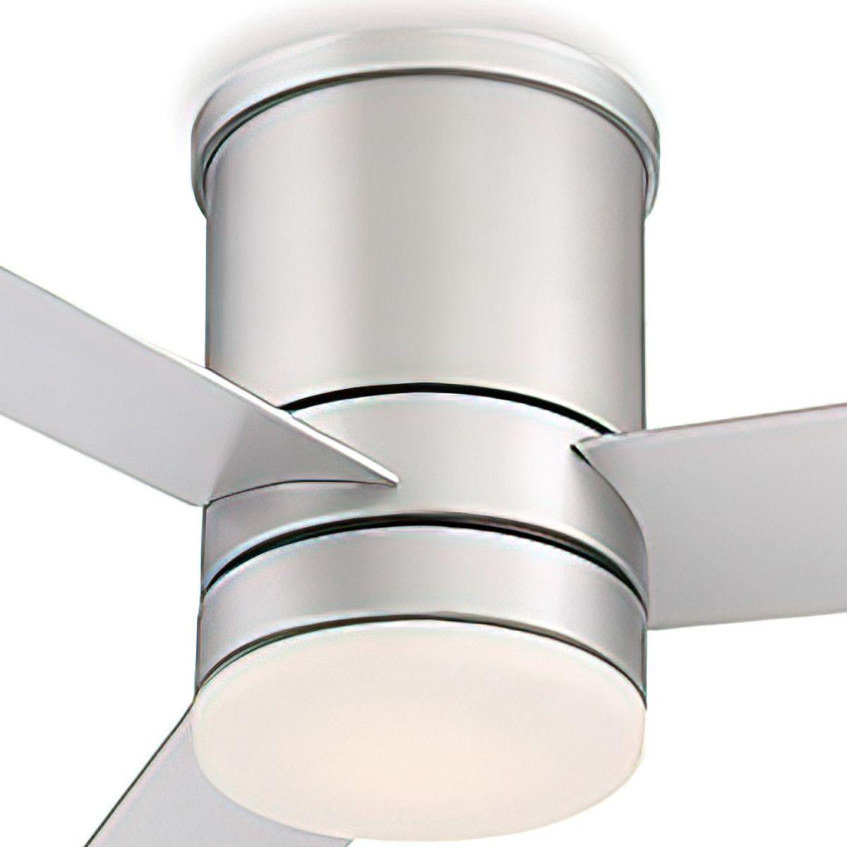 Axis Flush 52 Inch Low Profile Outdoor Smart Ceiling Fan With 3000K LED And Remote - Bees Lighting