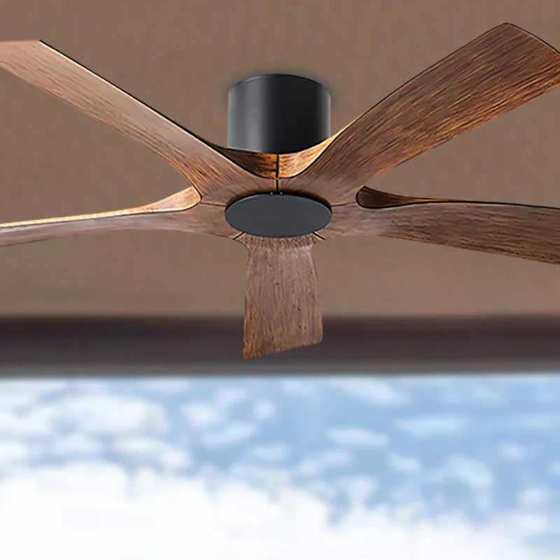 Aviator 54" 5-Blade Flush Mount Ceiling Fan - Bees Lighting