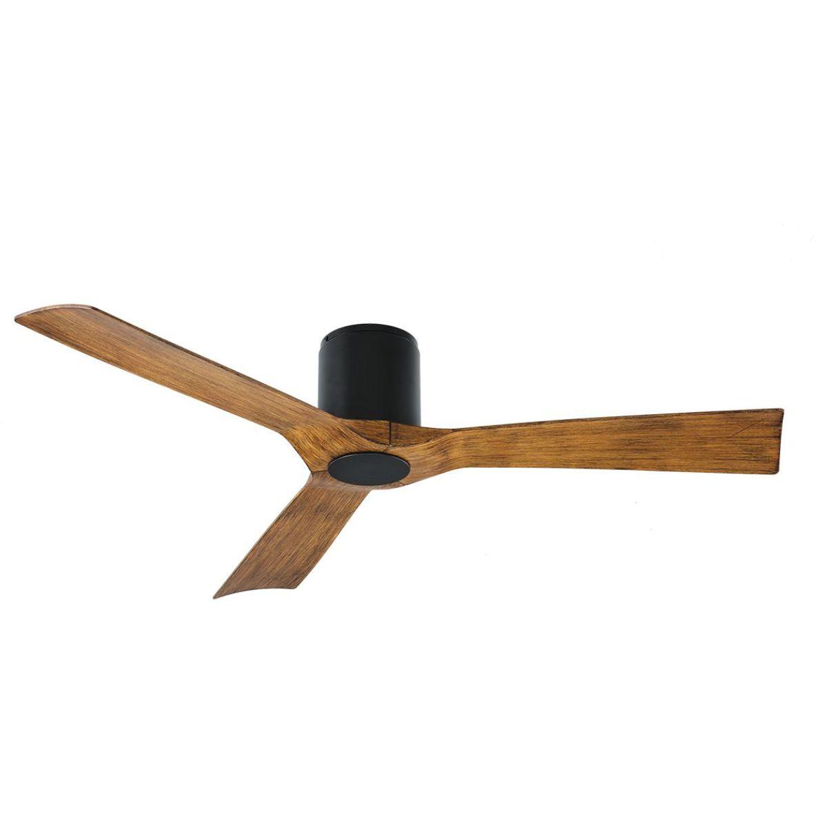 Aviator Flush 54 Inch Outdoor Smart Ceiling Fan With Remote - Bees Lighting