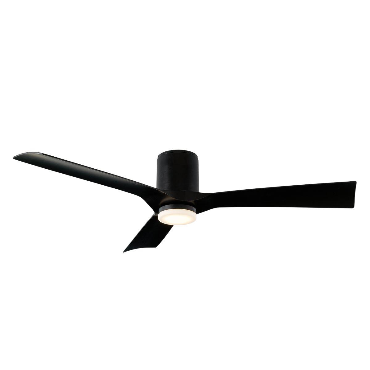 Aviator Flush 54 Inch Outdoor Smart Ceiling Fan With Remote - Bees Lighting