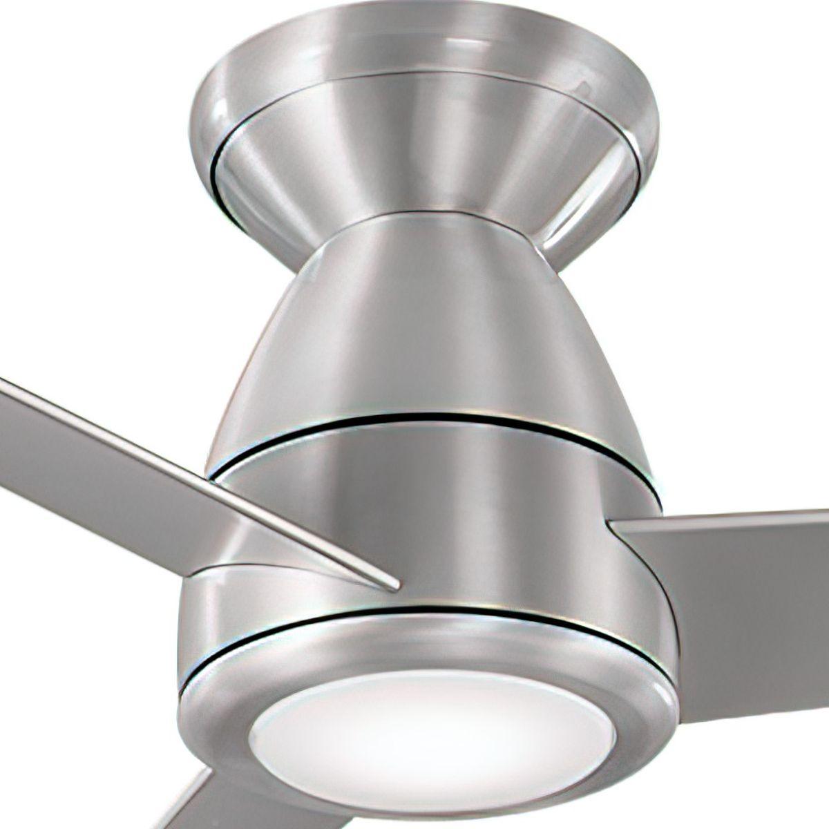 Tip Top 44 Inch Brushed Aluminum LED 2700K Smart Ceiling Fan - Bees Lighting