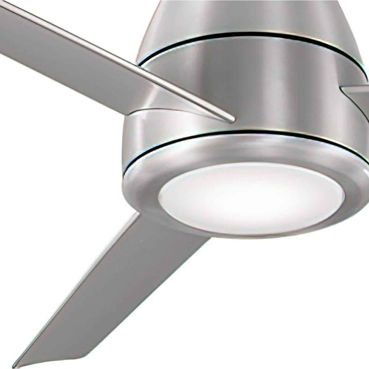 Tip Top 44 Inch Brushed Aluminum LED 2700K Smart Ceiling Fan - Bees Lighting