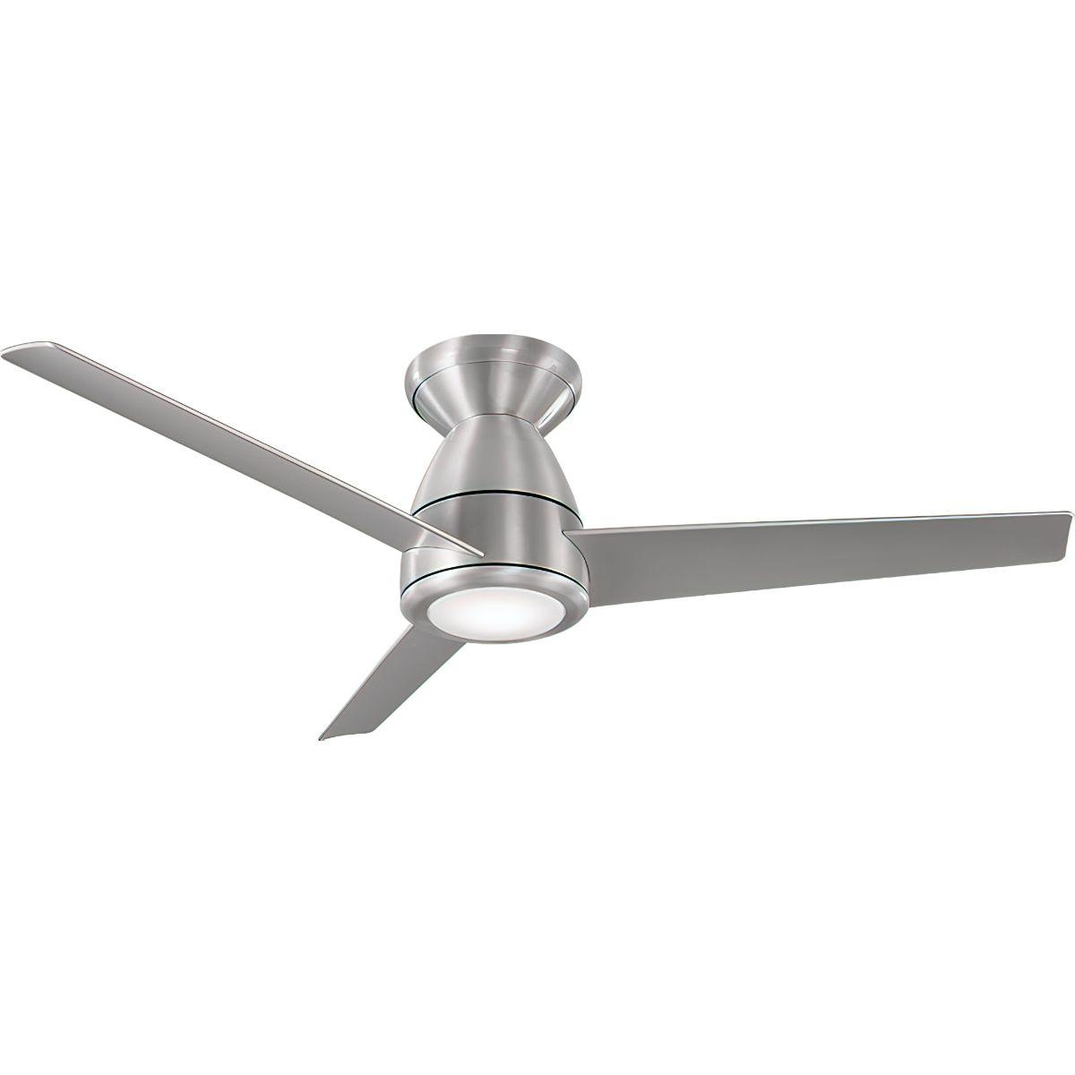 Tip Top 44 Inch Brushed Aluminum LED 2700K Smart Ceiling Fan - Bees Lighting