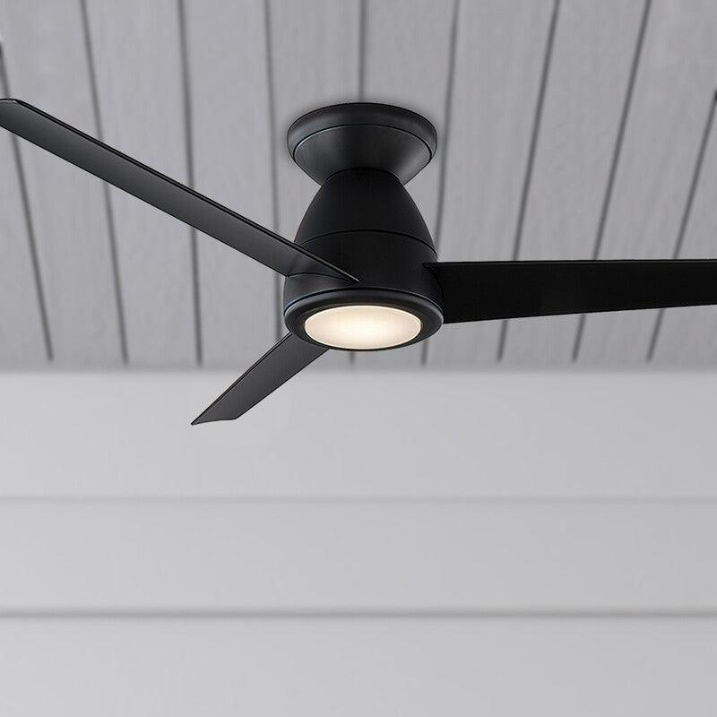 Tip Top 44 Inch Matte Black LED 3500K Smart Ceiling Fan - Bees Lighting