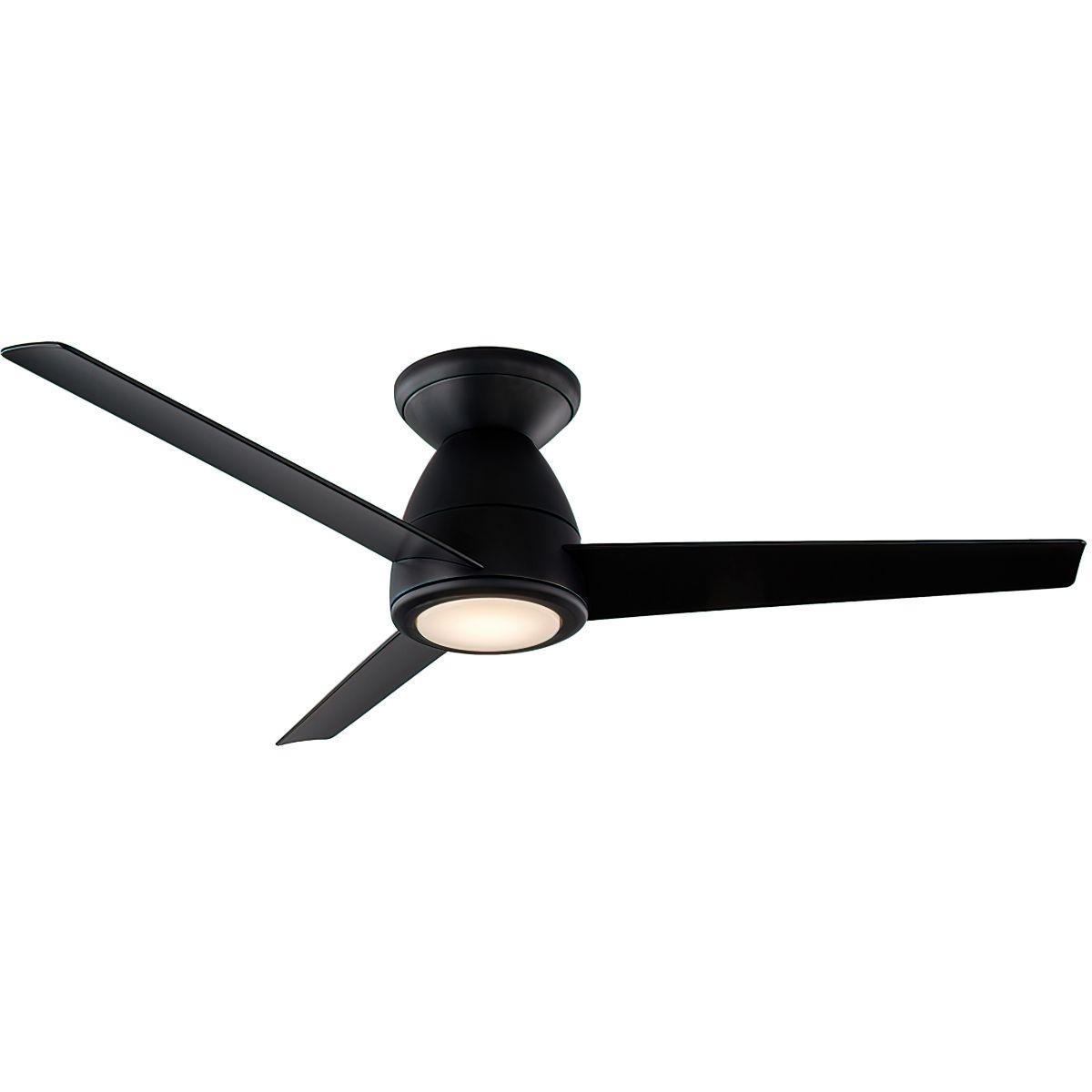 Tip Top 44 Inch Matte Black LED 3500K Smart Ceiling Fan - Bees Lighting