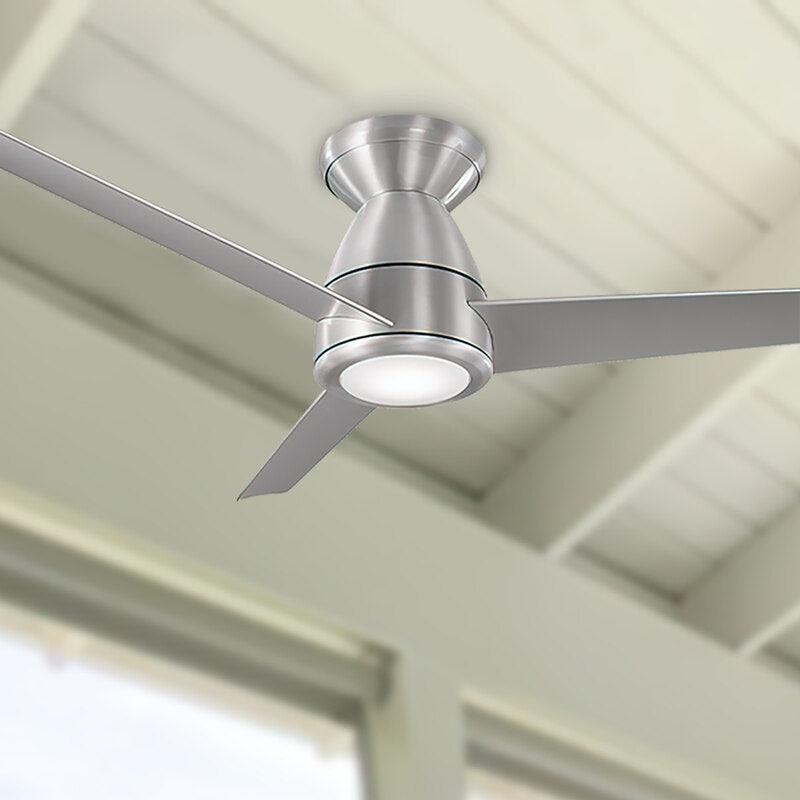 Tip Top 44 Inch Brushed Aluminum LED 3000K Smart Ceiling Fan - Bees Lighting