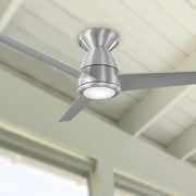 Tip Top 44 Inch Brushed Aluminum LED 3000K Smart Ceiling Fan - Bees Lighting