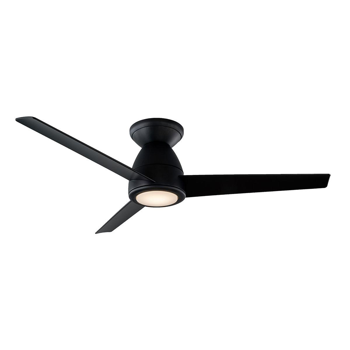 Tip Top 44 Inch Matte Black LED 3000K Smart Ceiling Fan - Bees Lighting