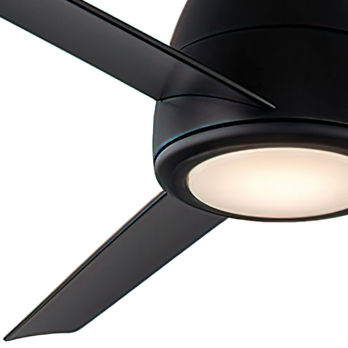 Tip Top 44 Inch Matte Black LED 3000K Smart Ceiling Fan - Bees Lighting