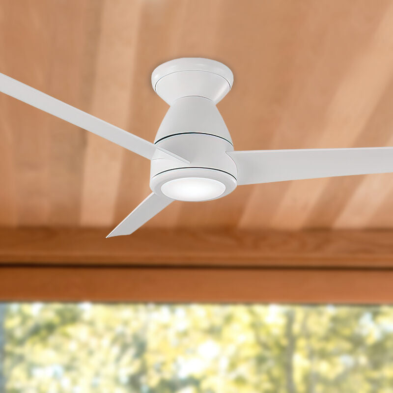 Tip Top 44 Inch Matte White LED 3000K Smart Ceiling Fan - Bees Lighting