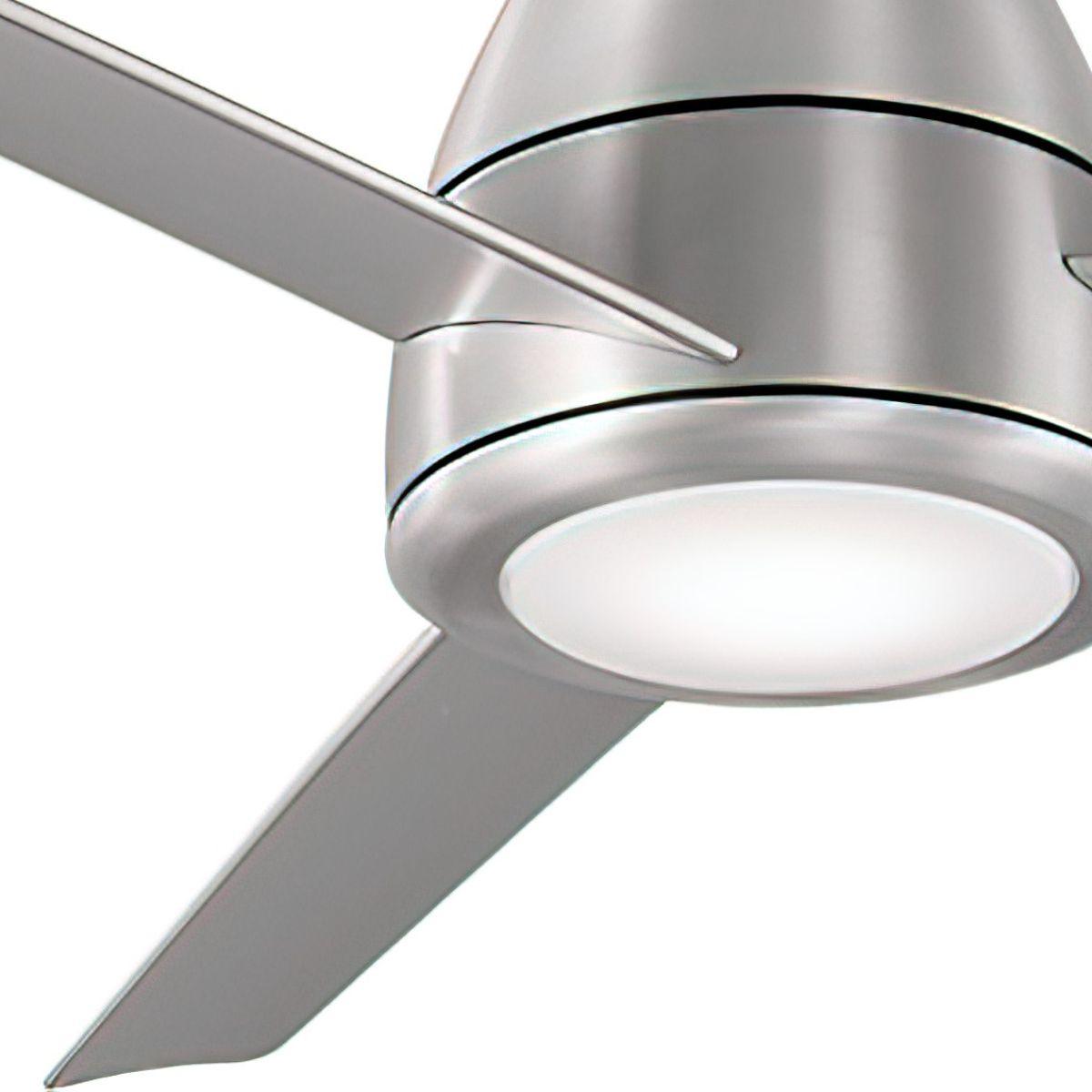 Tip Top 52 Inch Brushed Aluminum LED 3000K Smart Ceiling Fan - Bees Lighting