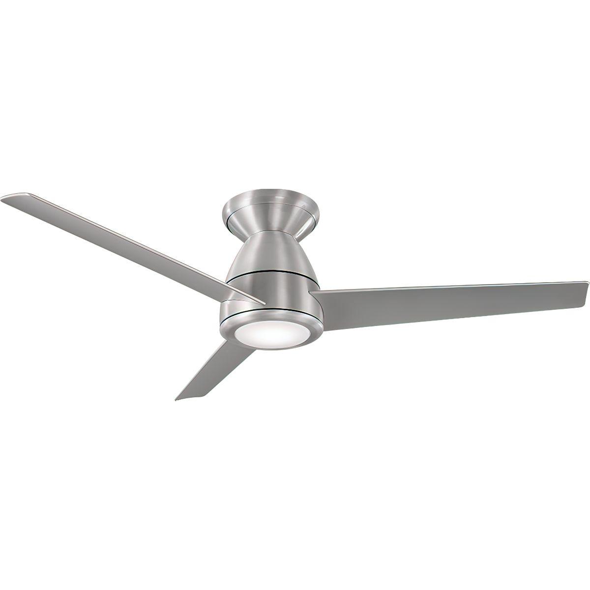 Tip Top 52 Inch Brushed Aluminum LED 3000K Smart Ceiling Fan - Bees Lighting