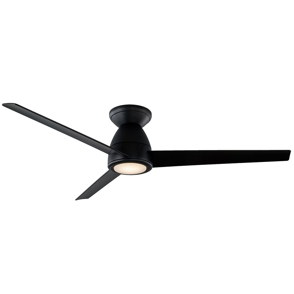 Tip Top 52 Inch Matte Black LED 3000K Smart Ceiling Fan